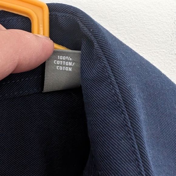 Michael Kors Non-iron Slim Fit 100% Cotton Navy Shirt In Size M 15 32/33 - Picture 5 of 7